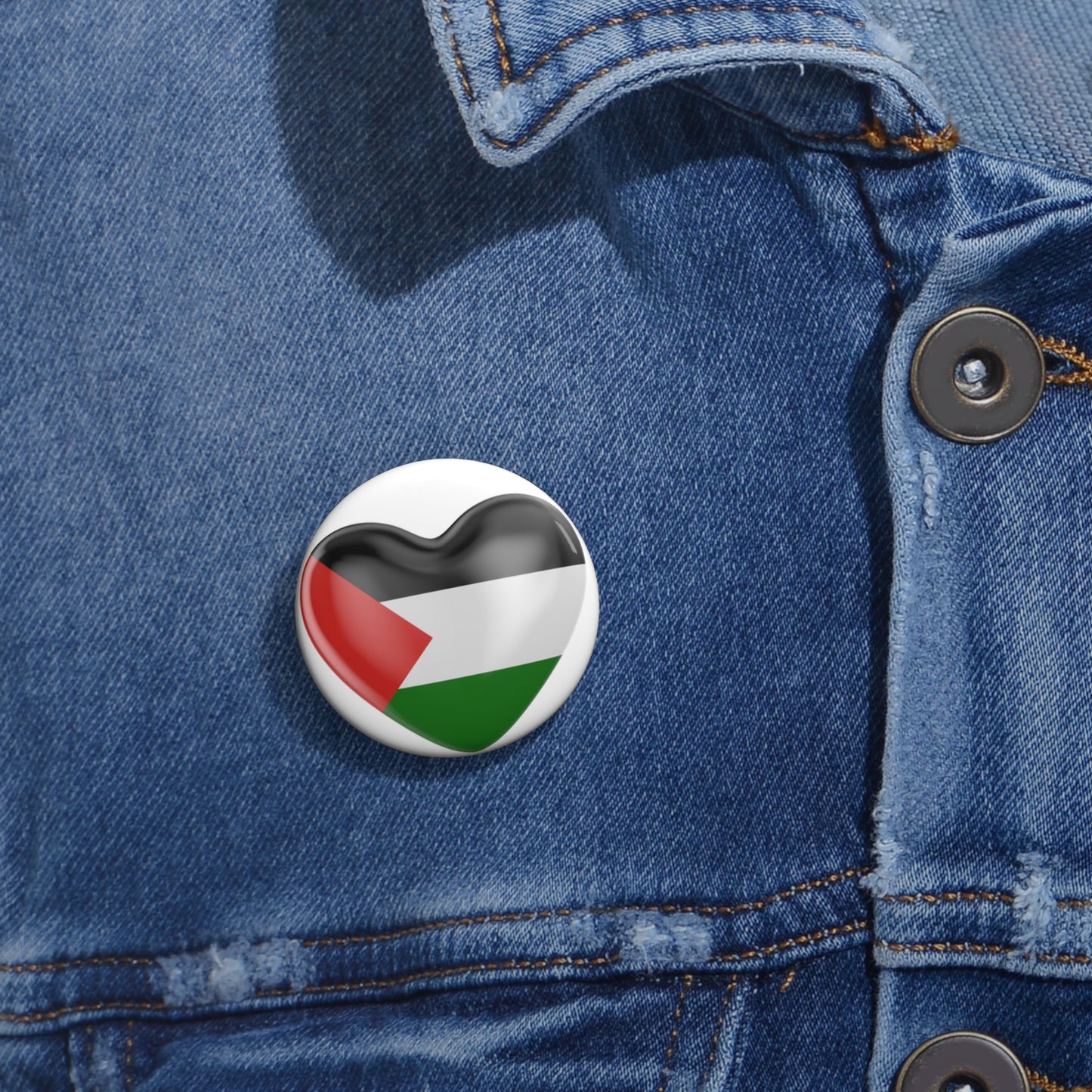 Free Palestine pin buttons